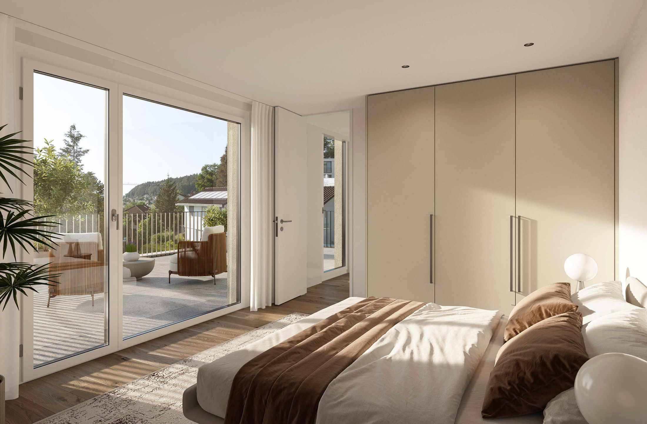 VITIS – Schlafzimmer mit Terrassenzugang